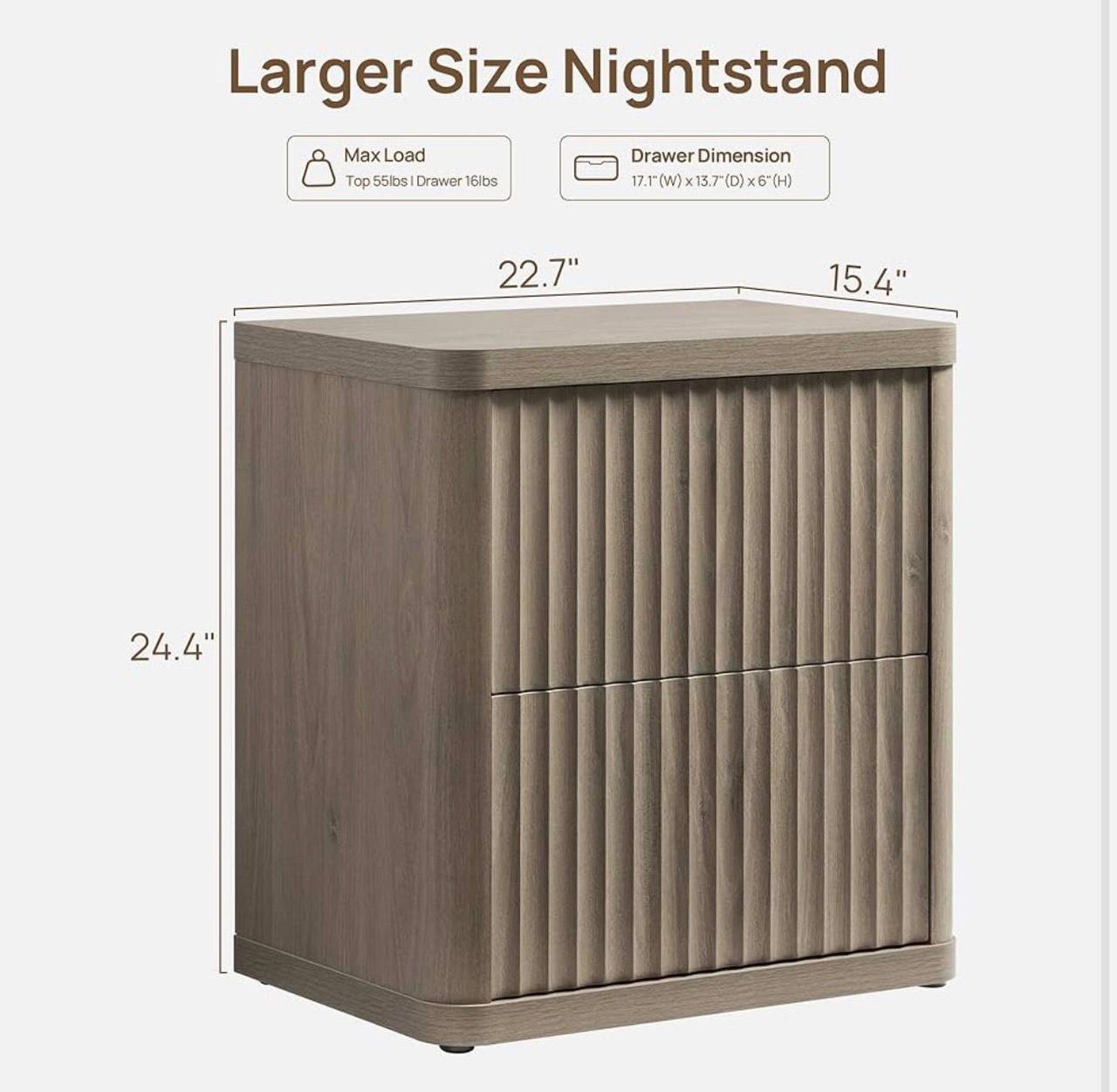 Milan Nightstand Set